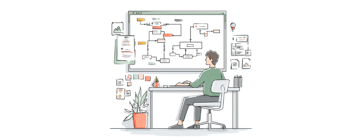 Use tools to draw flow diagrams