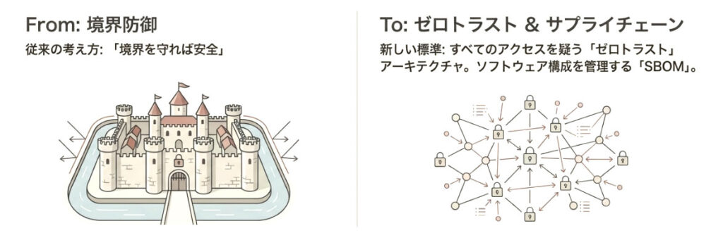 「ゼロトラスト」や「サプライチェーン」への対応