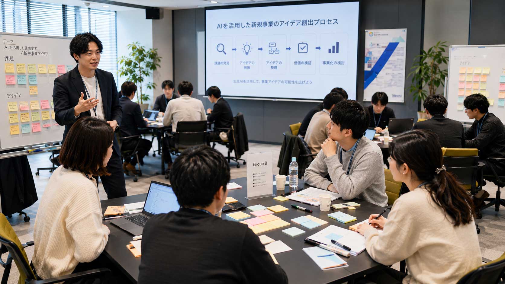 生成AIと独自フレームワークで、事業アイデアを具体化する2日間のアイデアソン支援